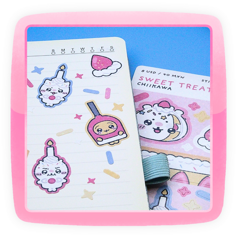 chiikawa sticker sheet